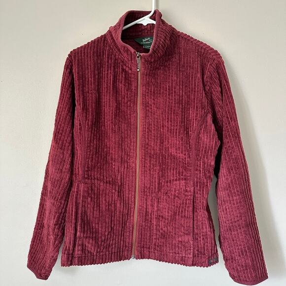Woolrich Jackets & Blazers - Woolrich Corduroy Jacket Womens MEDIUM Shacket Zip Gorpcore Outdoor Work Red